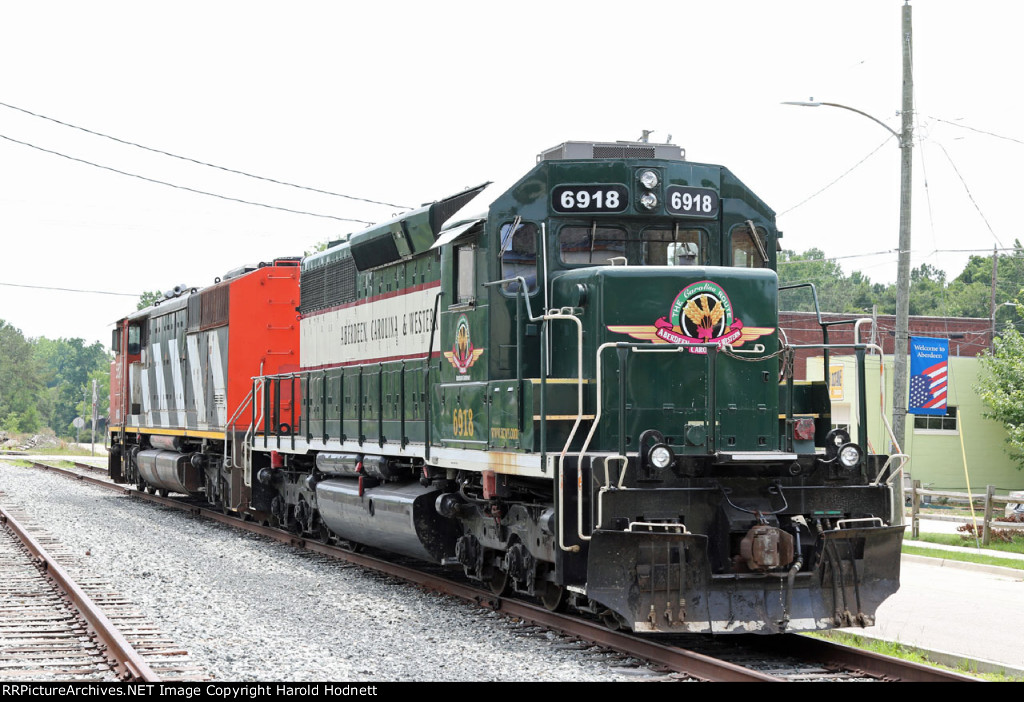 ACWR 6918 & 5520 parked in downtown